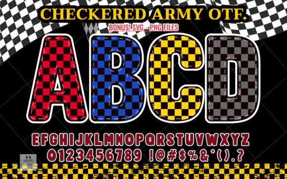 Checkered Army: Mastering the Bold Checkered Font Style