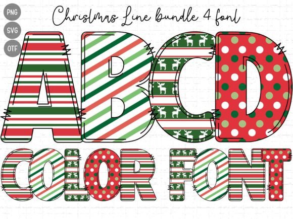 Christmas Line: A Festive Font for Your Holiday Designs