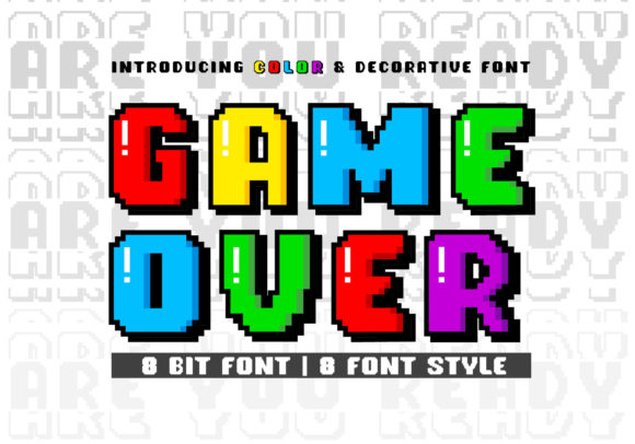 Game Over: The Playful Color Font for Modern Designers