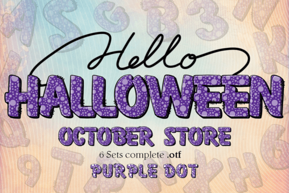 Halloween Purple Dot: A Font for Festive Charm