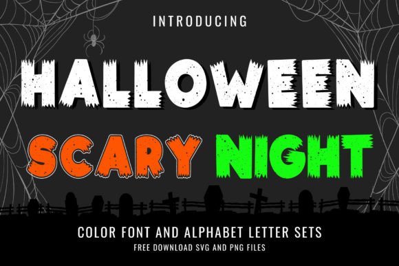 Halloween Scary Night: A Playful Font for Bold Designs