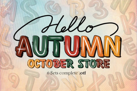Hello Autumn: The Seasonal Font for Festive Design