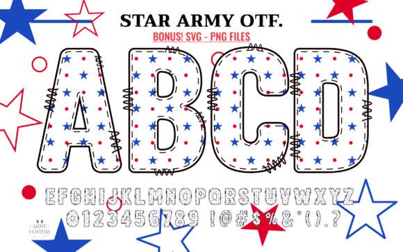 Star Army Font: A Tribute to Courage and Design