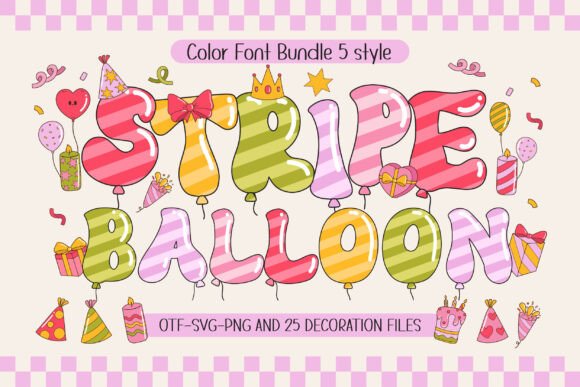 Stripe Balloon: Infusing Retro Fun into Modern Design