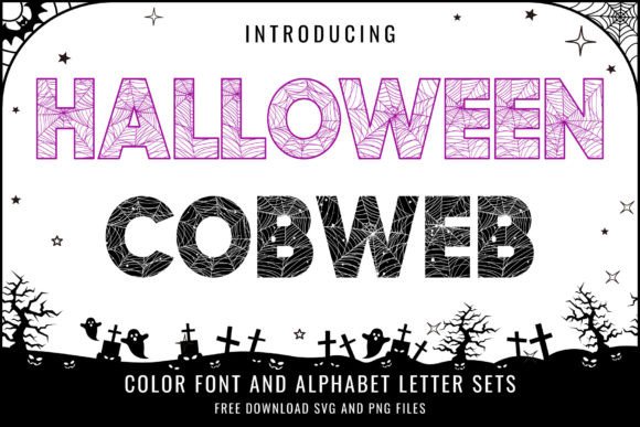 Unleash Spooky Style with Halloween Cobweb Font