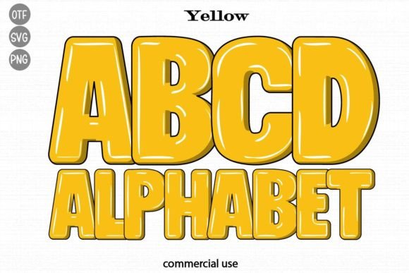 Yellow Font: A Playful Typeface for Kid-Centric Projects